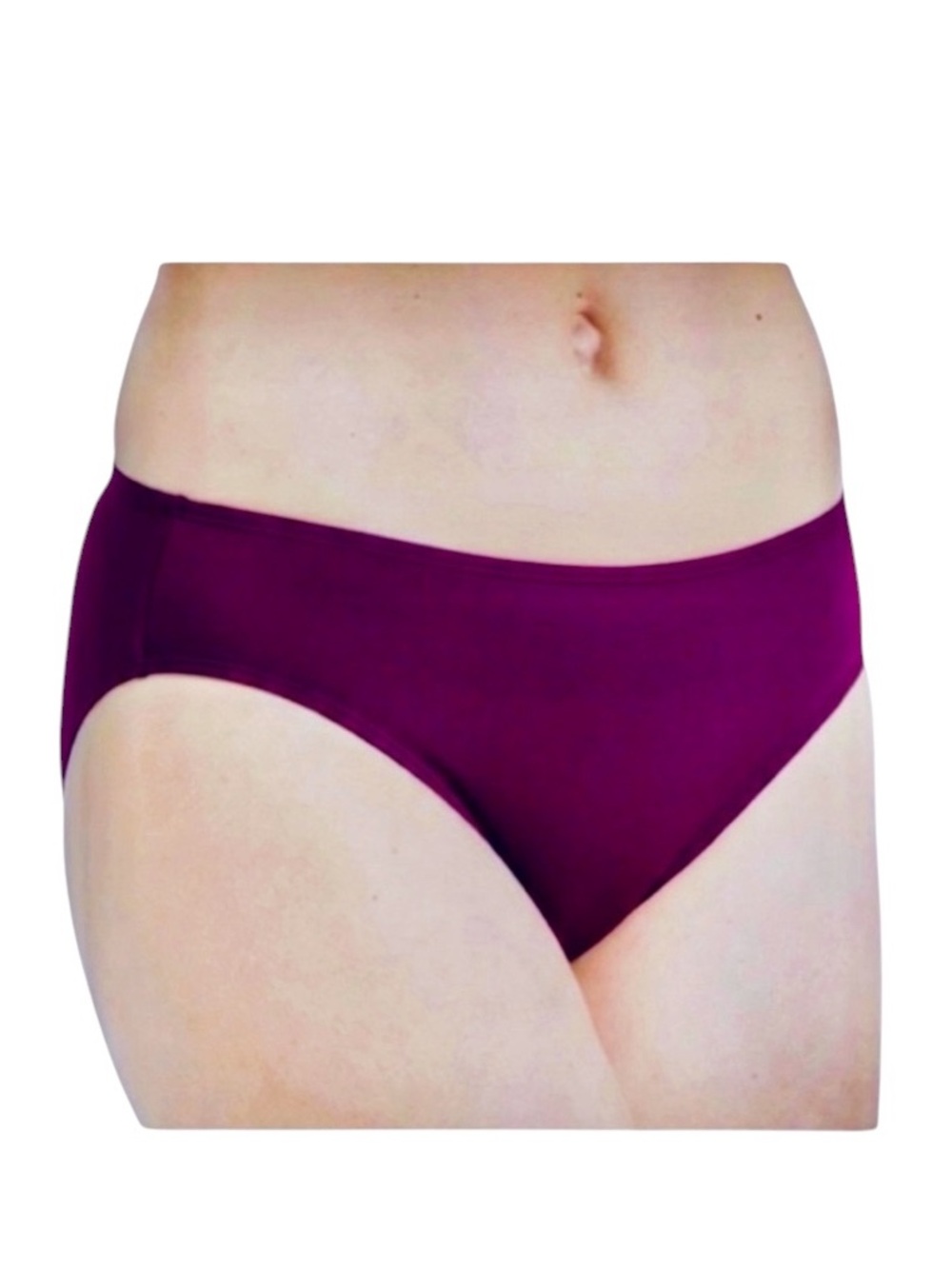 NEW Lauren Ralph Lauren Hipster Bikini Swim Bottoms Size 8 Plum NWT